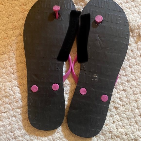 Victoria secret pink flip flops - Picture 2 of 2